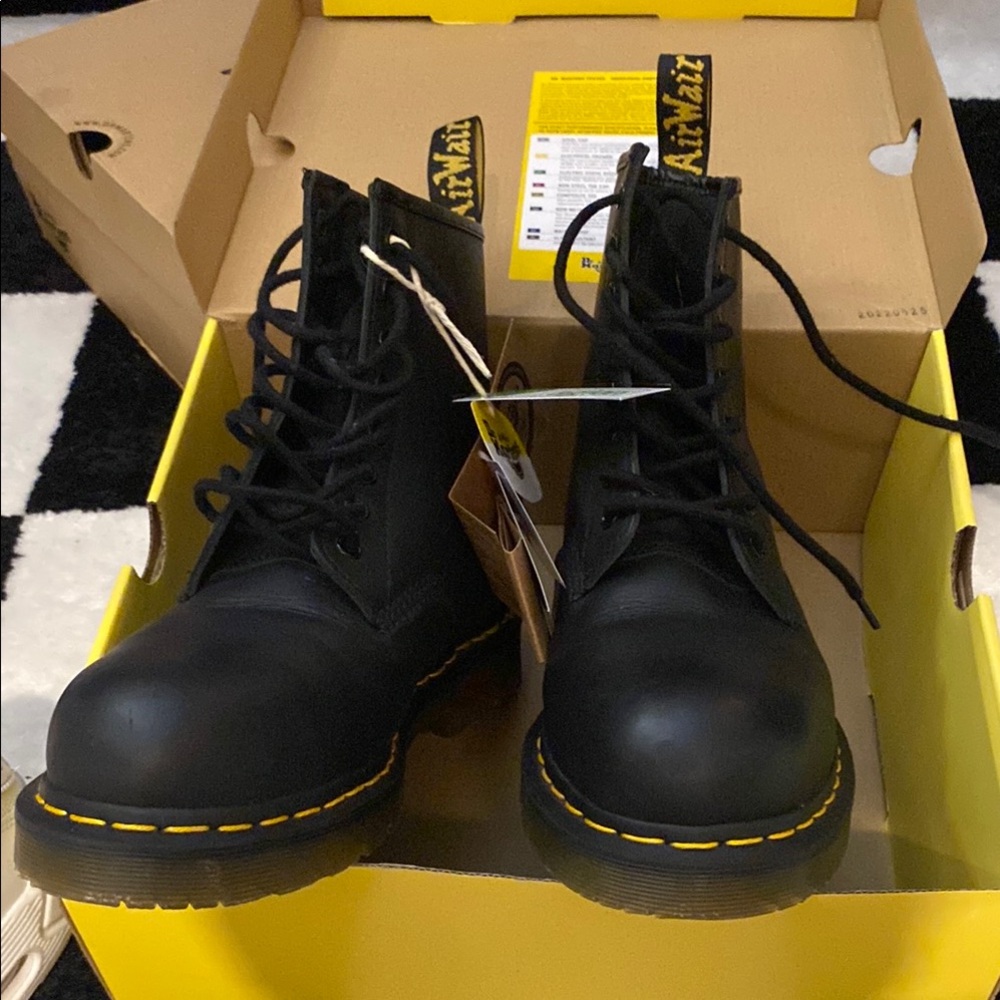 Steel toe Dr Martens size 10